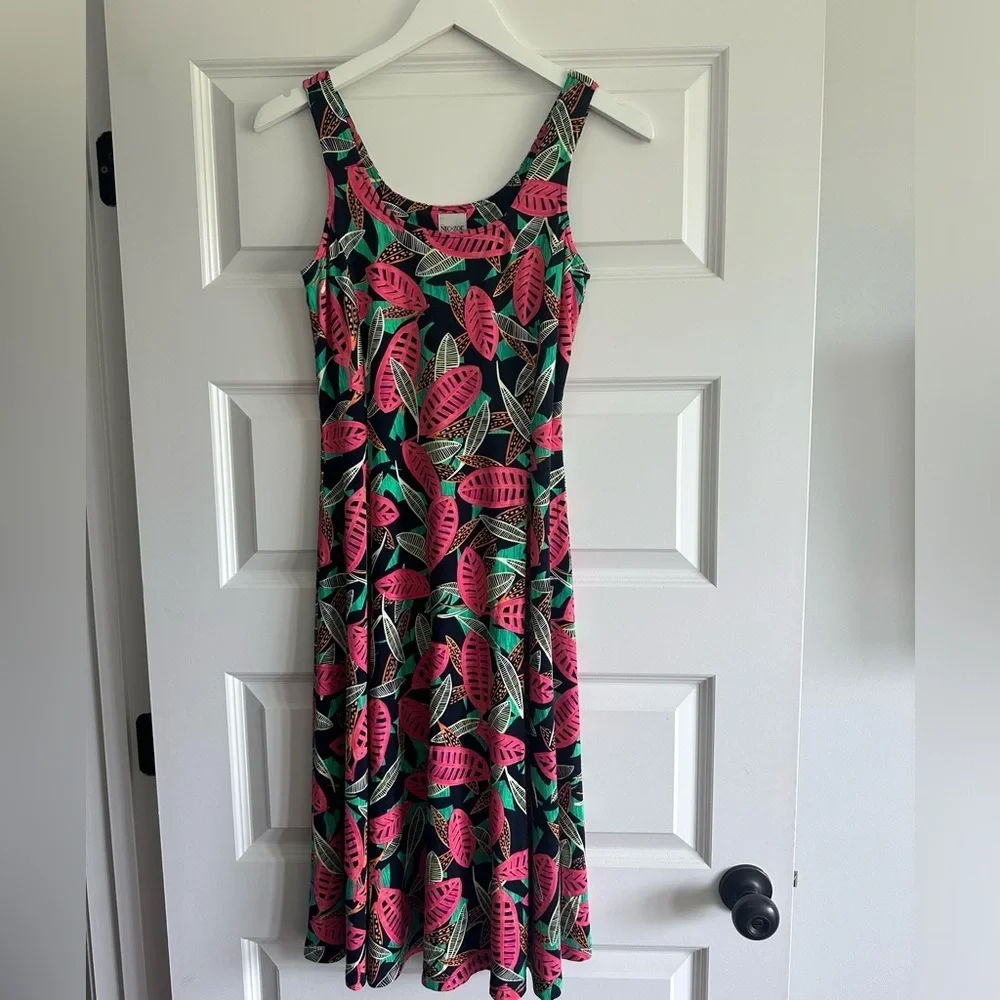 NIC+ZOE Colorful Canopy Sleeveless Dress